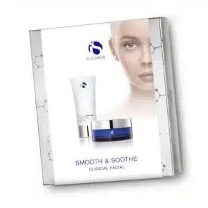 iS Clinical Smooth & Soothe Collection – eksfolierende og beroligende hudplejesæt med klinisk effekt – fra Luminalux